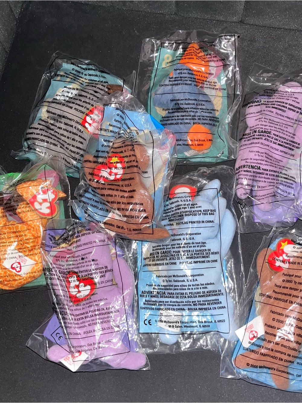 McDonald's Ty Beanie Babies Plush Toys  Collectible Set